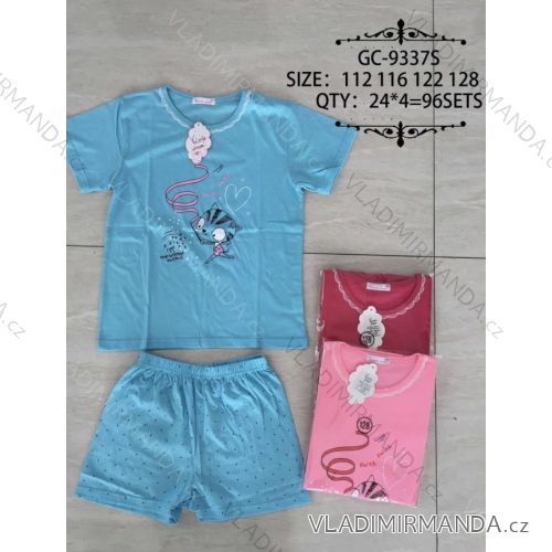 Short Baby Girl Pajamas (112-128) VALERIE DREAM GC-9337S