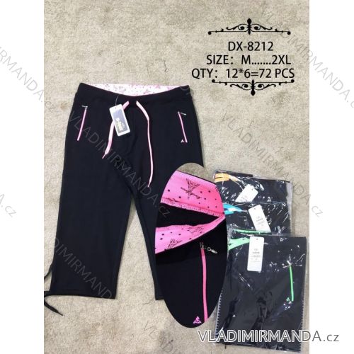 Sweatpants 3/4 Short Ladies (m-2xl) N-FEEL DX-8212
