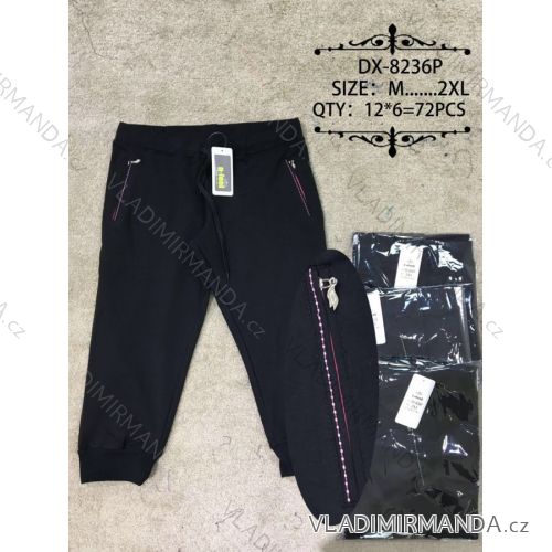 Sweatpants 3/4 Short Ladies (m-2xl) N-FEEL DX-8236P
