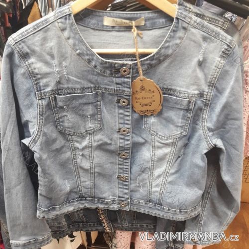 Denim Jacket short women's (m-3xl) Re-dress IM919C016-1
