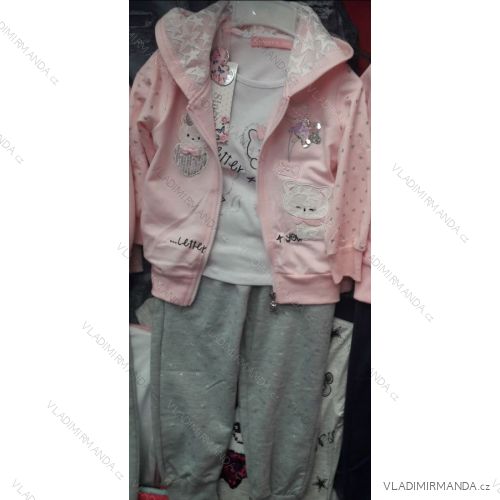 Tracksuit Set + T-Shirt Baby Girl (12-36 months) SINCERE TM219CJ-1821
