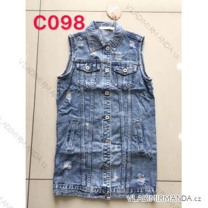 Denim vest long women (xs-xl) Re-dress IM919C098
