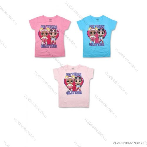 T-Shirt Short Sleeve Paw Patrol Kids Girls Cotton (116-152) SETINO 1922-9007_B