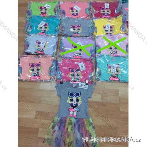 Baby Girl Short Sleeve Dress (98-116) TURKISH PRODUCTION TV419129