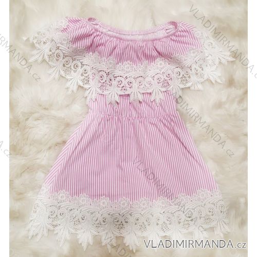 Short Sleeve Summer Dresses Baby Puppy Lacy (4-14 Years) ITALIAN YOUNG FASHION IMM219026
