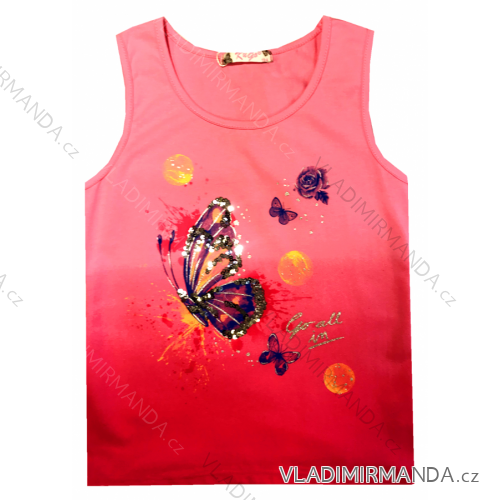 Summer youth girls tank top (116-146) KUGO K784A
