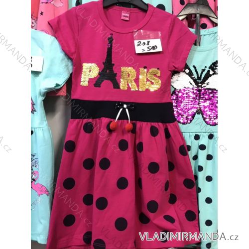 Short sleeve dress for girls (2-8 years) TURKEY PRODUCTION TV419159