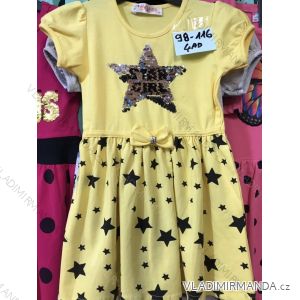 Short Sleeve Dress Girls Girl (2-8 Years) TURKEY MANUFACTURE TV419166