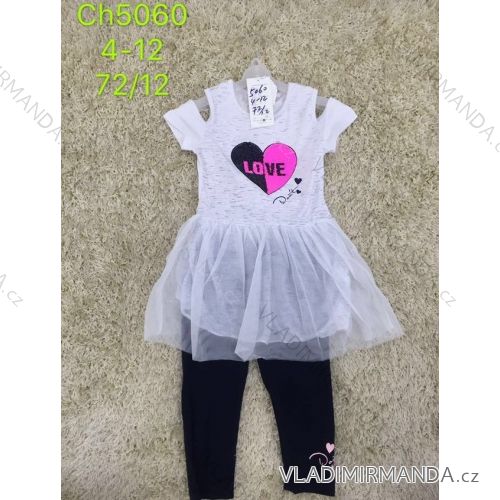 Summer Dress Set and 3/4 Leggings for Children and Teenagers (4-12 Years) SAD SAD19CH5060
