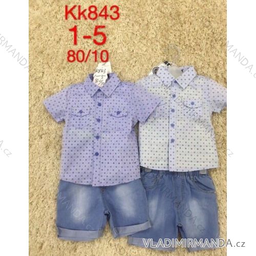 Summer Shirt and Denim Shorts Set for Kids (1-5 years) SAD SAD19KK843
