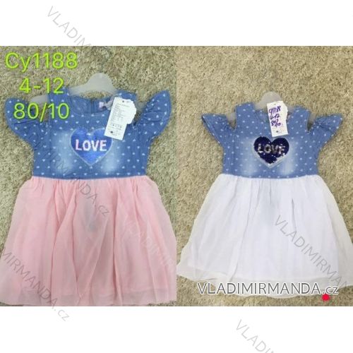 Summer dress with bare shoulders for children (4-12 years) SAD SAD19CY1188
