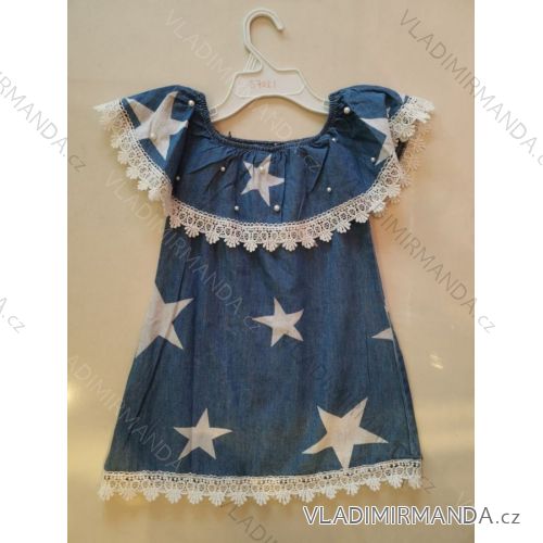 Summer jeans dress with baby girl youth (4-14 years) ITALIAN MODE SEA19016
