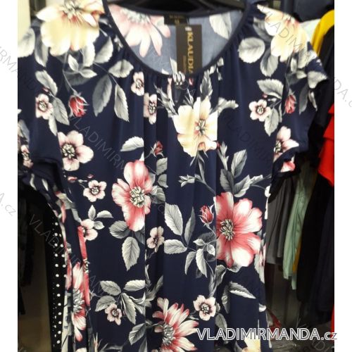 Women's T-shirt short sleeve flowered (M-3XL) POLISH FASHION PM119159
