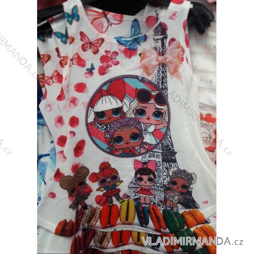 Sleeveless dress for children (4-14 years) TUZZY turkish moda TM219099
