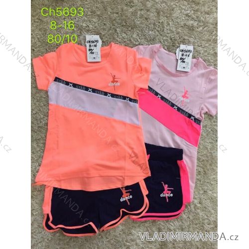 Set summer t-shirt short sleeve and shorts youth (8-16 years) SAD SAD19CH5693
