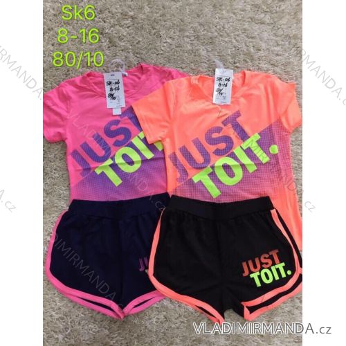 Set summer shirt short sleeve and shorts youth (8-16 years) SAD SAD19SK6