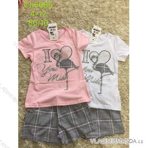 Set summer t-shirt short sleeve and shorts youth adolescent (4-12 years) SAD SAD19CH5685
