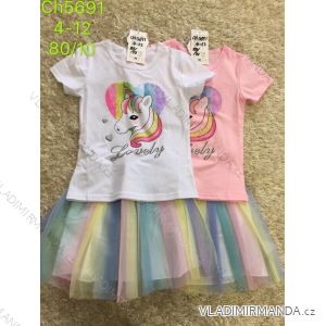 Set T-shirt short sleeve and skirt children adolescent girl (4-12 years) SAD SAD19CH5691