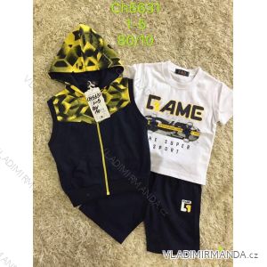 Summer T-shirt short sleeve, shorts, sleeveless sweatshirt children's boys (1-5 years) SAD SAD19CH5631