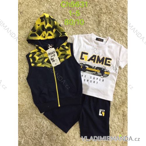 Summer T-shirt short sleeve, shorts, sleeveless sweatshirt children's boys (1-5 years) SAD SAD19CH5631