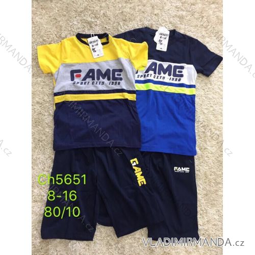 Summer T-shirt short sleeve and shorts youth boys (8-16 years) SAD SAD19CH5651
