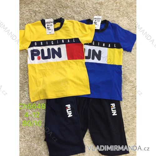 Set summer t-shirt short sleeve and shorts youth boys (4-12 years) SAD SAD19CH5648
