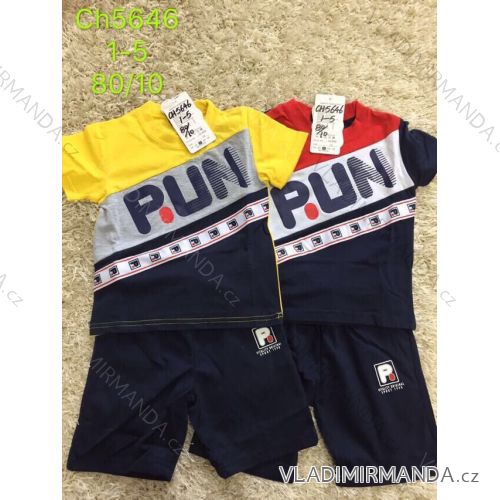 Summer T-shirt short sleeve and shorts for boys (1-5 years) SAD SAD19CH5646
