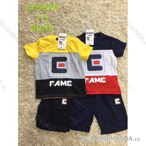 Summer T-shirt short sleeve and shorts for boys (1-5 years) SAD SAD19CH5645
