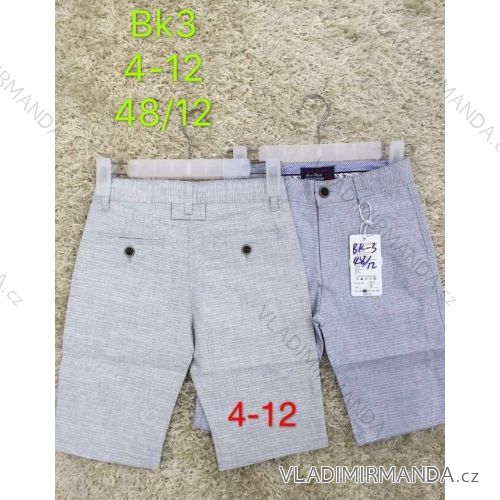 Trousers 3/4 youth boys (4-12 years) SAD SAD19BK3
