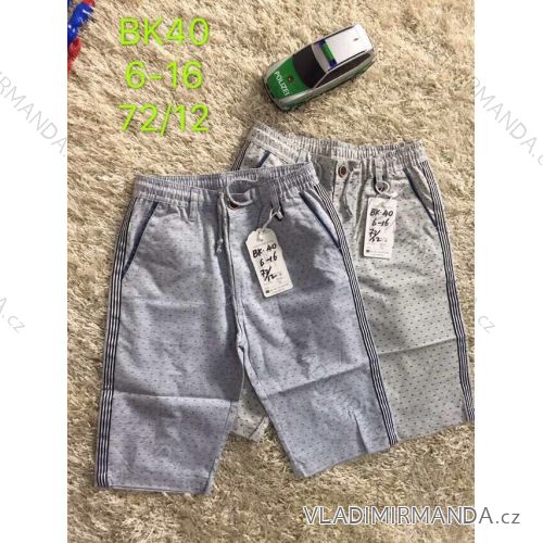 Trousers 3/4 boys (6-16 years) SAD SAD19BK40
