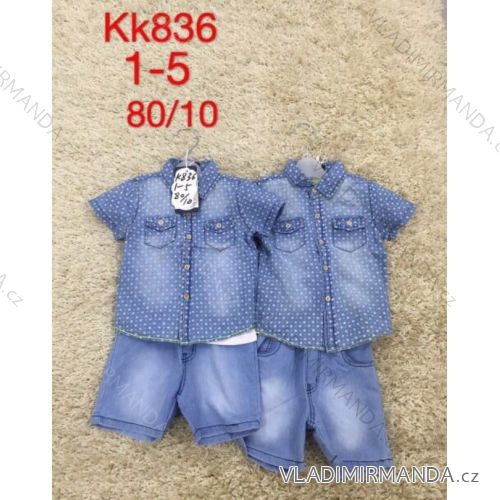 Summer Shirt and Denim Shorts Set for Kids (1-5 years) SAD SAD19KK836