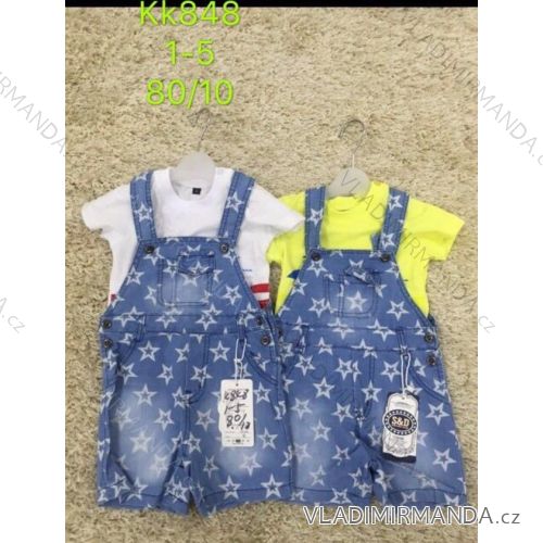 Set summer t-shirt short sleeve and jeans shorts with a boy´s boys (1-5 years) SAD SAD19KK848
