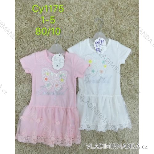 Summer short sleeve dress with lace (1-5 years) SAD SAD19CY1175