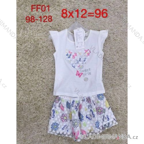 Set summer t-shirt short sleeve and shorts children's (98-128) SAD SAD19FF01
