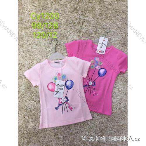 T-shirt short sleeve baby girl (98-128) SAD CY1162