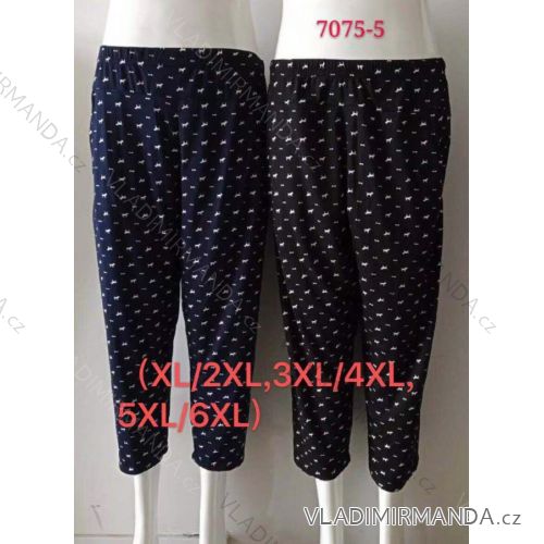 Sweatpants 3/4 short ladies oversized (XL / 2XL-5XL / 6XL) ELEVEK 7075-5
