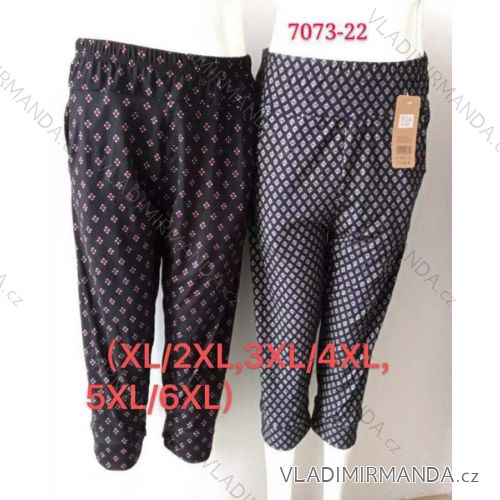 Sweatpants 3/4 short ladies oversized (XL / 2XL-5XL / 6XL) ELEVEK 7073-22
