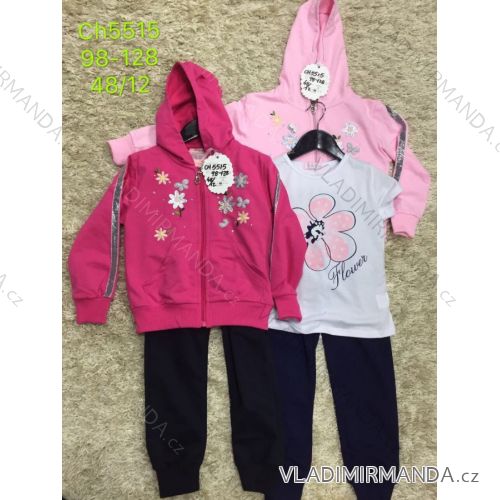 Tracksuit sweatshirt, tracksuit, t-shirt short sleeve child girl (98-128) SAD SAD19CH5515
