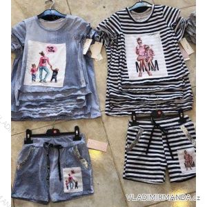 Set summer T-shirt and shorts for children adolescent girl for baby girl and boy (4-14 years) ITALIAN FASHION IMM219109
