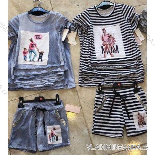 Set summer T-shirt and shorts for children adolescent girl for baby girl and boy (4-14 years) ITALIAN FASHION IMM219109
