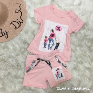 Set summer T-shirt and shorts for children adolescent girl for baby girl and boy (4-14 years) ITALIAN FASHION IMM219108
