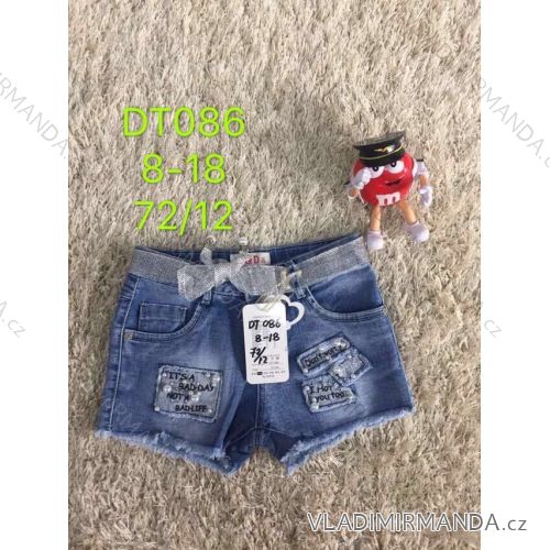 Shorts denim jeans youth girls (8-18 years) SAD SAD19DT086
