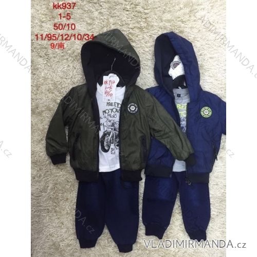 Jeans Set, T-Shirt and Jacket Jacket Children Boys (1-5 Years) SAD SAD19KK937