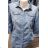 Denim Shirt Women's (l-4xl) MOON GIRL SUN219YD966