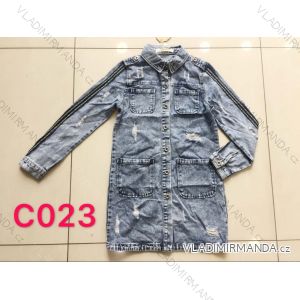 Denim Jacket Long Ladies (xs-xl) Re-dress MA119C023
