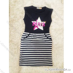 Short Sleeve Dress Baby Adolescent Girl Nautical Strip (122-152) TURKISH FASHION TV519040
