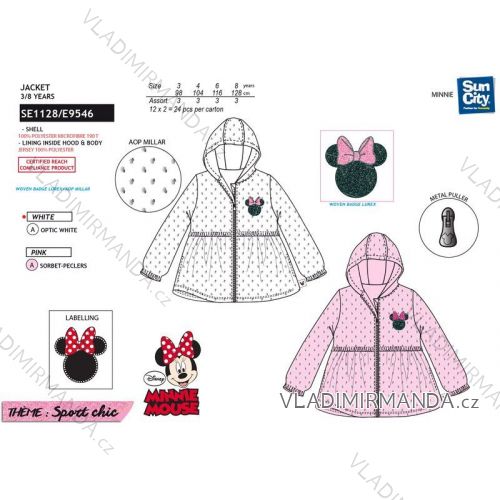 Minnie mouse Jacket baby girl (3-8 years) SUN CITY SE1128