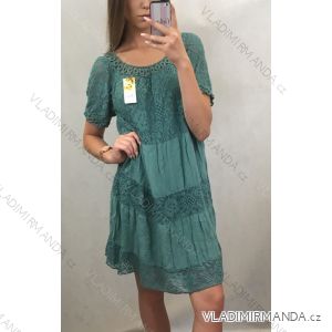 Summer dress with bare shoulders women (uni s / m) ITALIAN MODE IM919284
