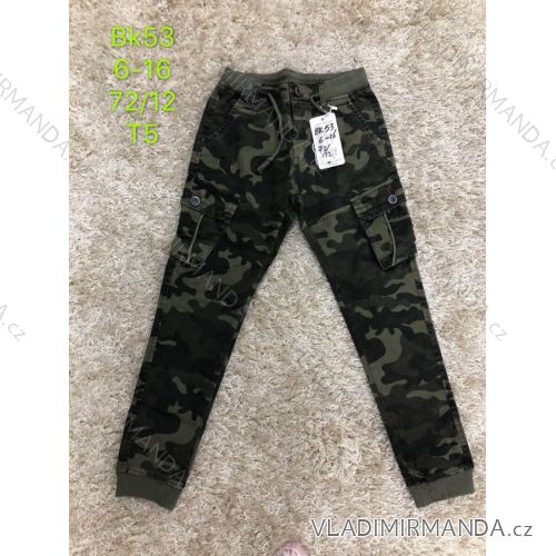 Canvas youth pants boys camouflage (6-16 years) SAD SAD19BK53
