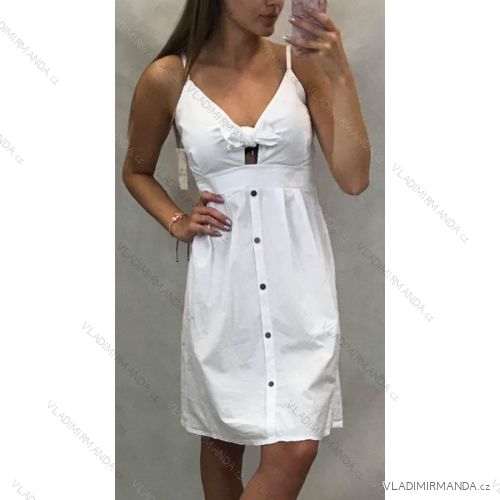 Women's Short Dresses with Buttons (uni s / m) ITALIAN MODE IM919655
